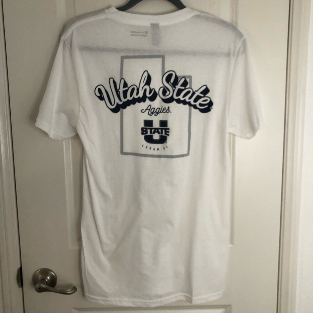 NWT Champion logo Utah State Aggies, white T-Shirt Mens, various Size - Picture 3 of 12